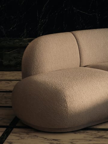 Rico open sohvamoduuli L - Soft bouclé-natural - Ferm Living