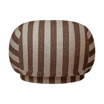 Rico pouf -istuinrahi - Louisiana, Sand-chocolate - Ferm Living
