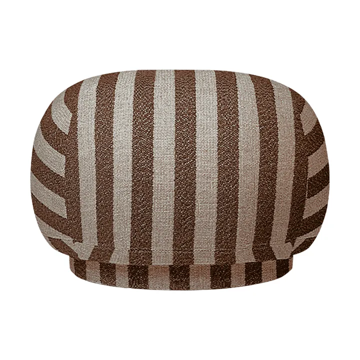 Rico pouf -istuinrahi - Louisiana, Sand-chocolate - Ferm Living