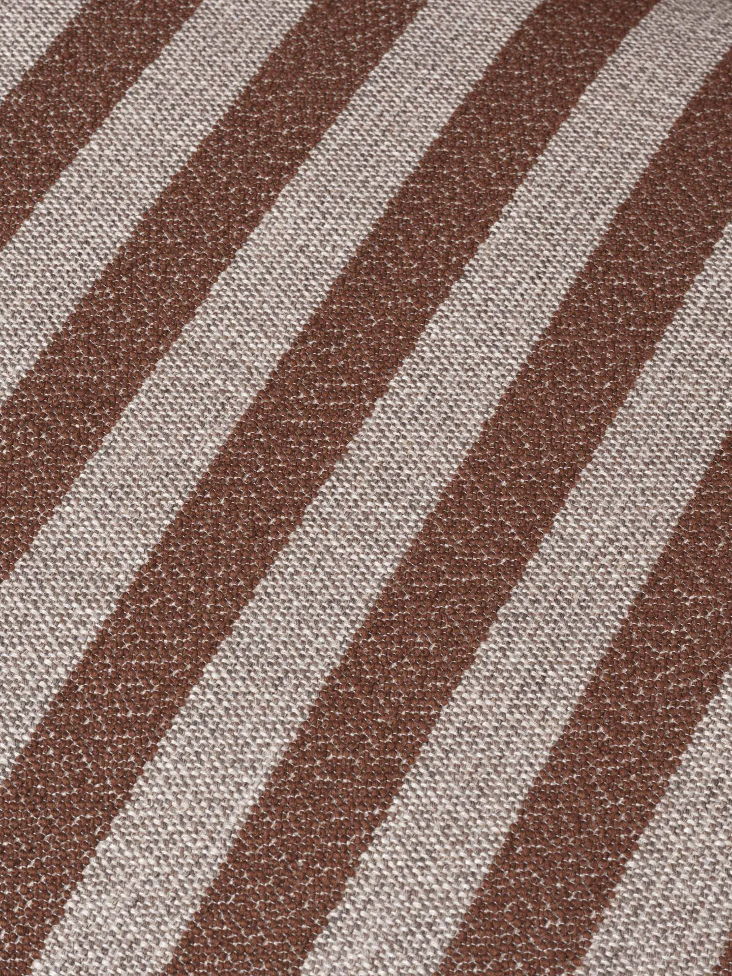 Rico pouf -istuinrahi, Louisiana, Sand-chocolate Ferm Living