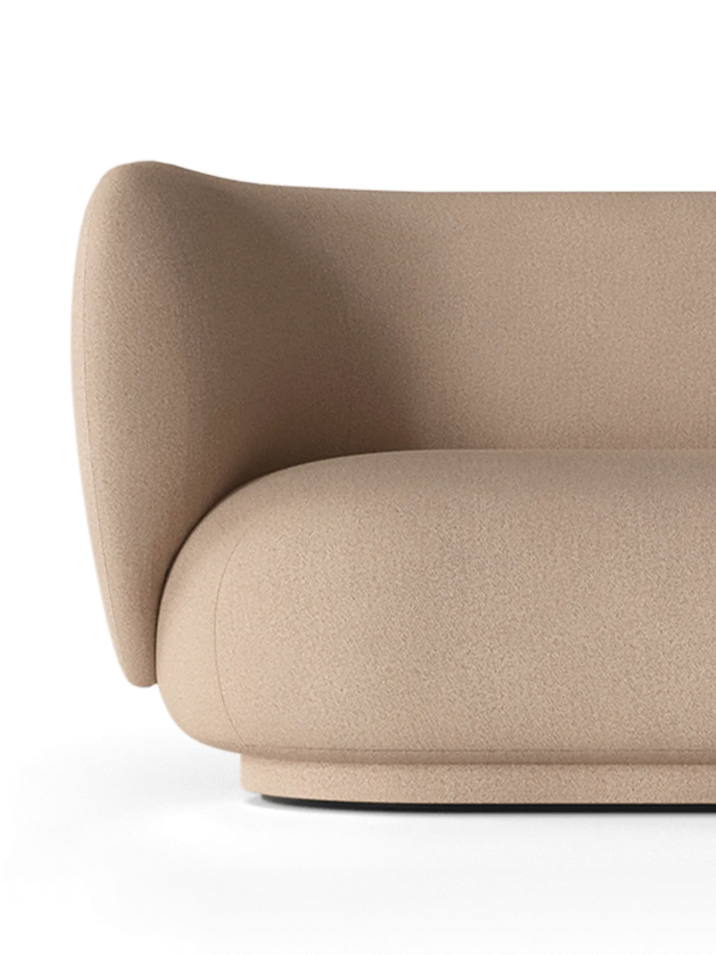 Rico sohva 4-istuttava, Brushed sand Ferm Living