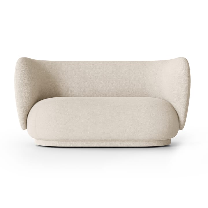 Rico sohva bouclé 2-istuttava - Wool bouclé offwhite - Ferm LIVING