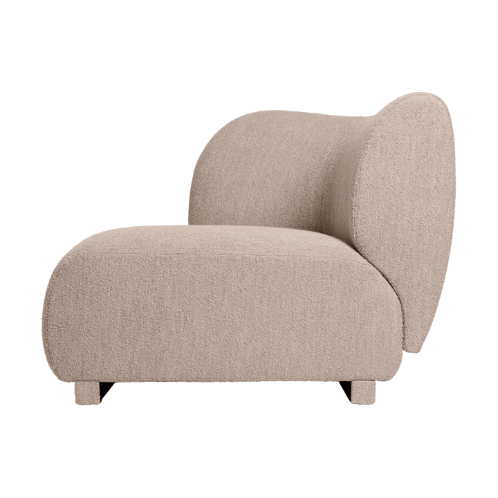 Rico sohvamoduuli armrest L Soft Bouclé, Natural Ferm Living