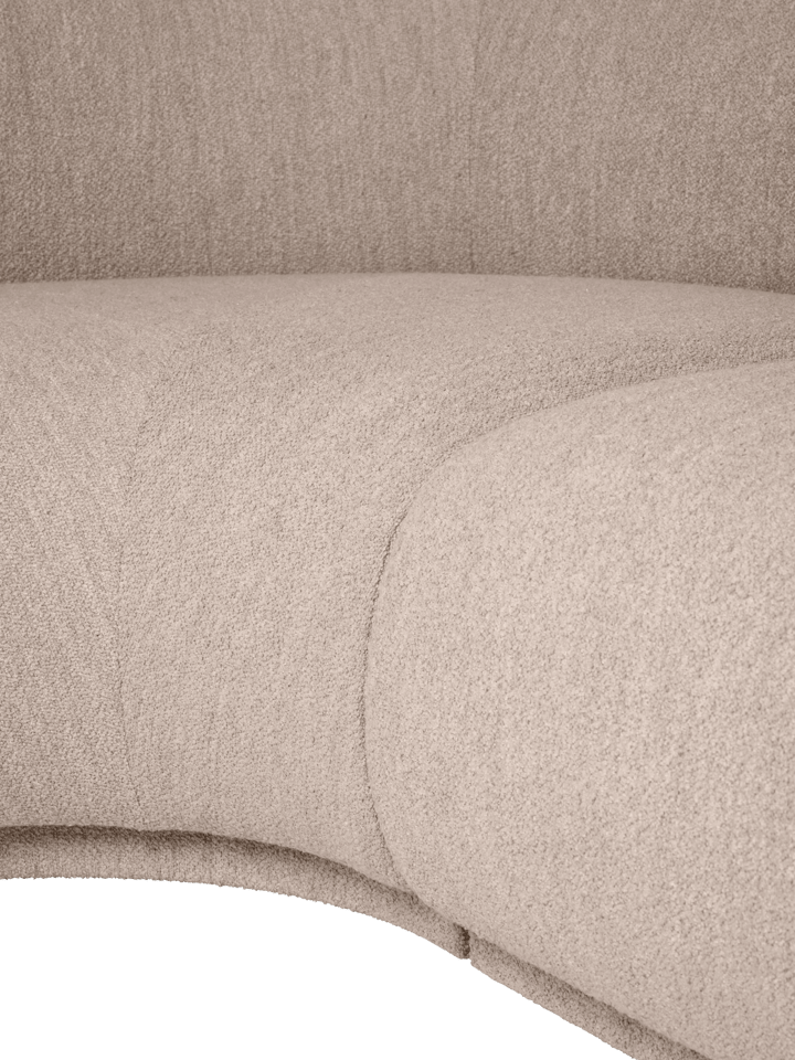 Rico sohvamoduuli armrest L Soft Bouclé, Natural Ferm Living