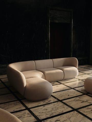 Rico sohvamoduuli center Soft Bouclé - Natural - Ferm Living