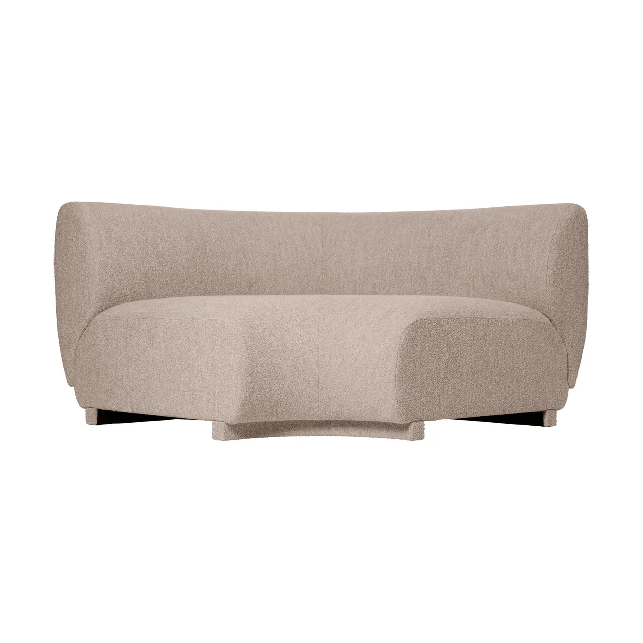 Ferm Living Rico sohvamoduuli corner 90 Soft Bouclé Natural
