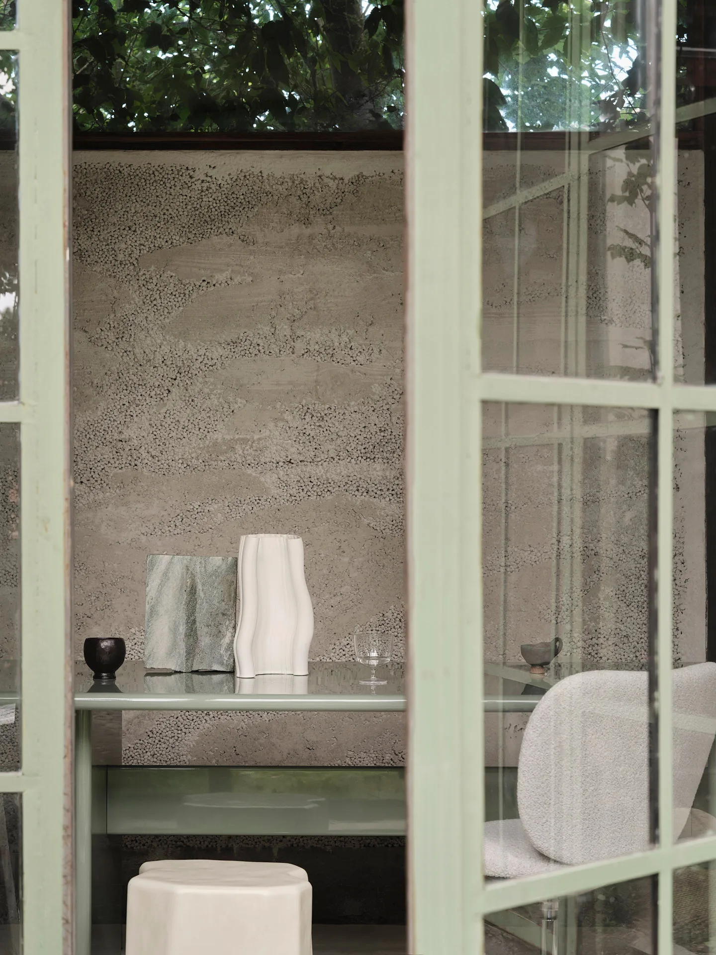 Rink ruokapöytä large 240 x 90 x 74 cm, Tea green Ferm Living