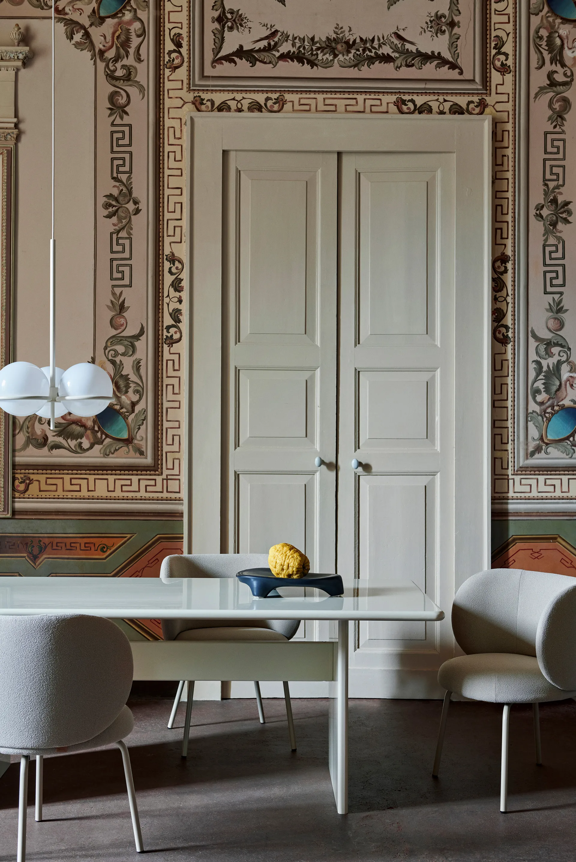 Rink ruokapöytä small 200 x 90 x 74 cm, Eggshell Ferm Living