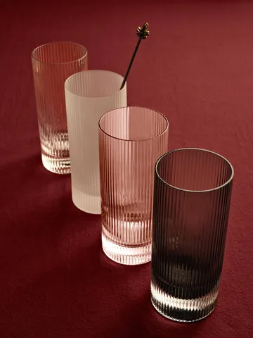 Ripple Highball-lasit 48 cl, 2-pack - Savunharmaa - Ferm Living