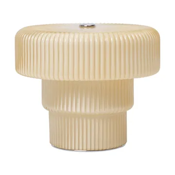 Ripple kannettava pöytälamppu - Oat (beige), 10 cm - Ferm Living