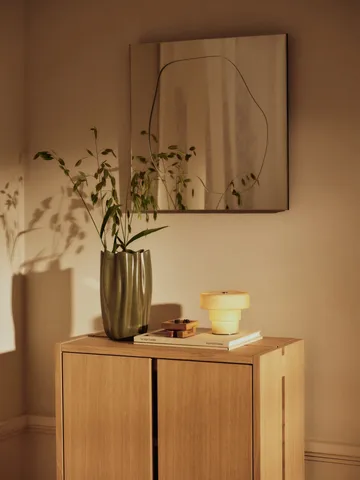 Ripple kannettava pöytälamppu - Oat (beige), 10 cm - Ferm Living