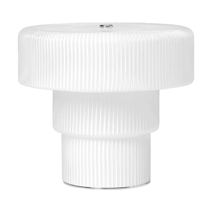 Ripple kannettava pöytälamppu - White (valkoinen), 16,5 cm - Ferm Living