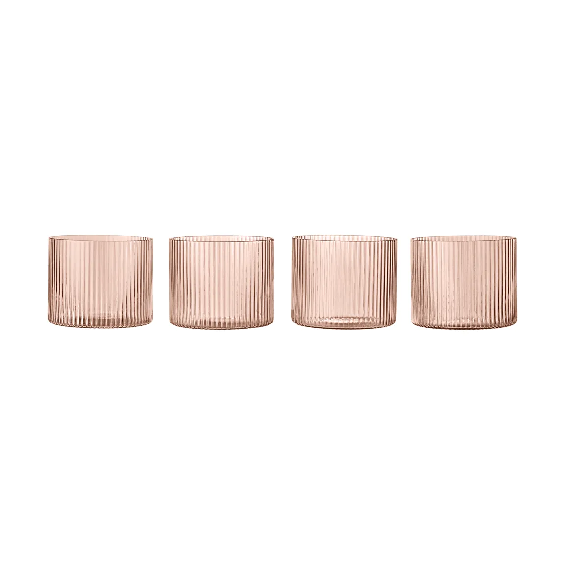 Ripple lasi matalat 4-pack, Poskipuna Ferm Living