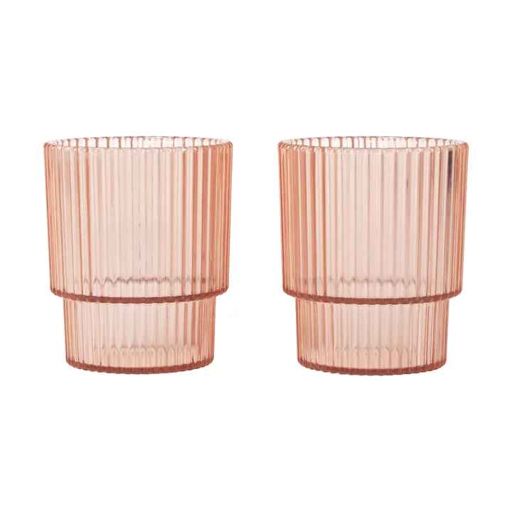 Ripple lasten juomalasi - Blush, 2 kpl - Ferm Living