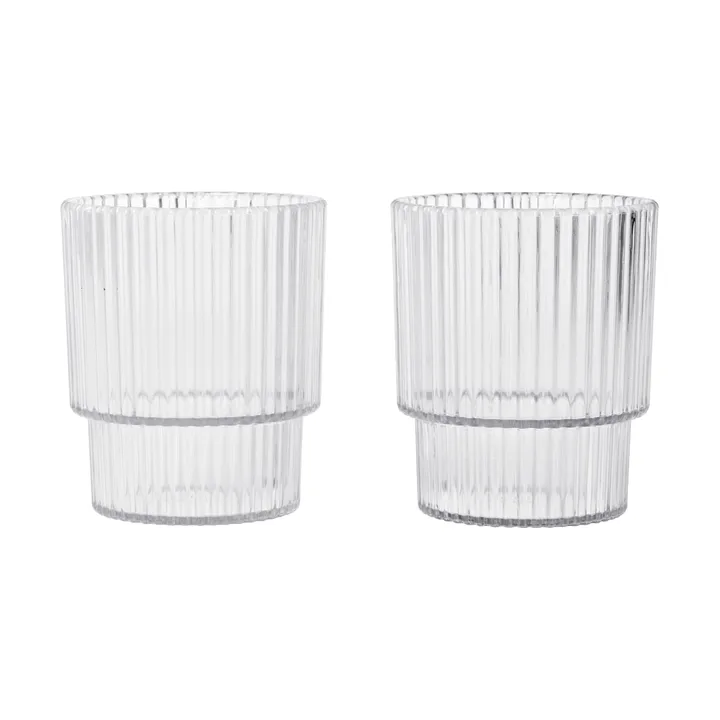 Ripple lasten juomalasi - Clear, 2 kpl - Ferm Living