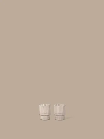 Ripple lasten juomalasi - Clear, 2 kpl - Ferm Living