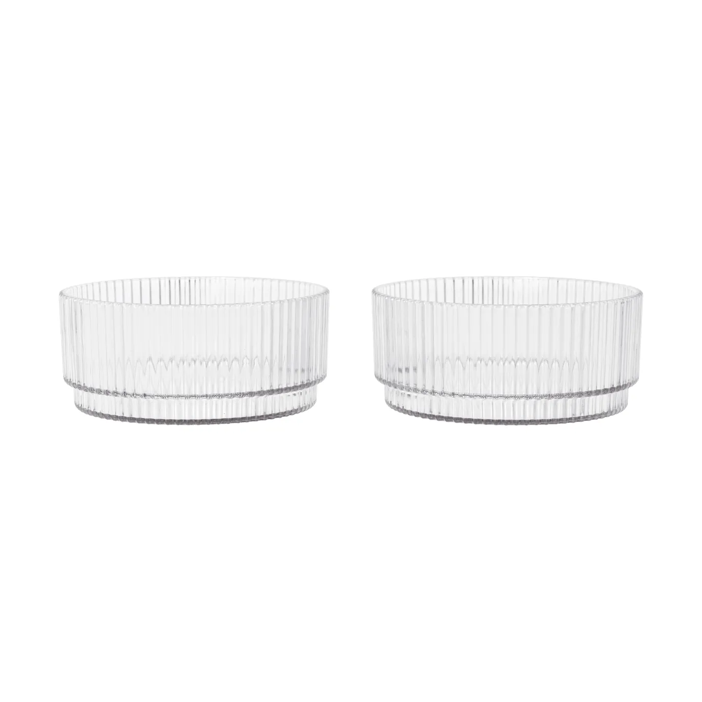 Ripple lasten kulho, Clear, 2 kpl Ferm Living