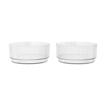 Ripple lasten kulho - Clear, 2 kpl - Ferm Living