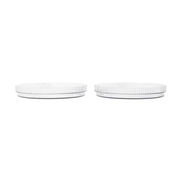 Ripple lasten lautanen - Clear, 2 kpl - Ferm Living