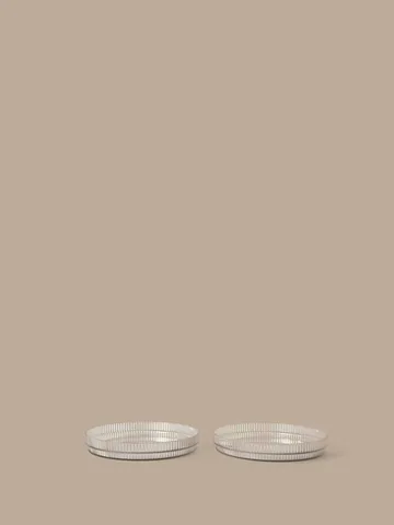 Ripple lasten lautanen - Clear, 2 kpl - Ferm Living