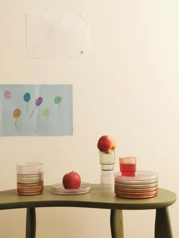 Ripple lasten lautanen - Clear, 2 kpl - Ferm Living