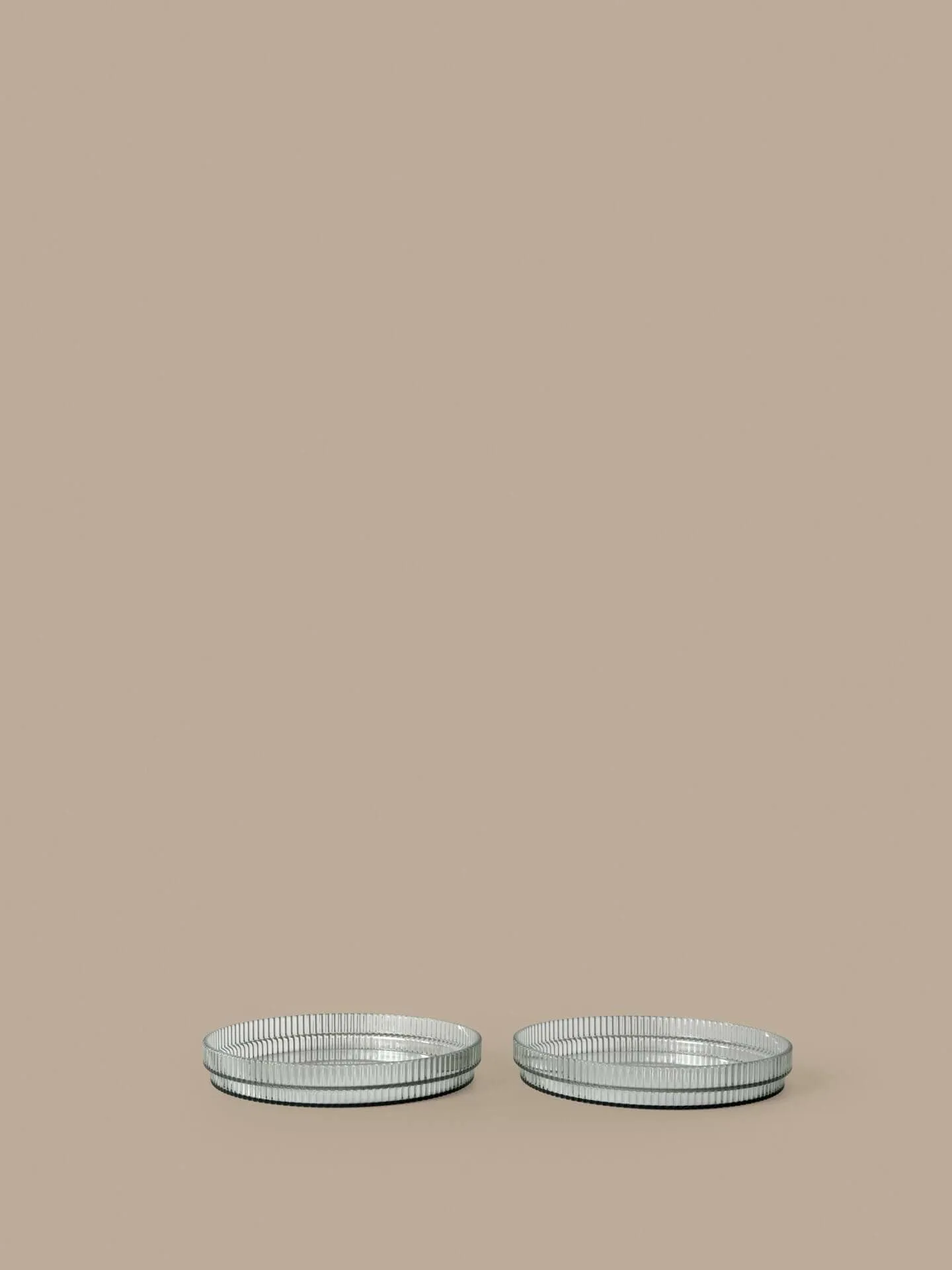 Ripple lasten lautanen, Tea green, 2 kpl Ferm Living