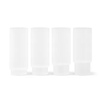 Ripple -longdrink-lasi 4/pk - Frosted - Ferm Living