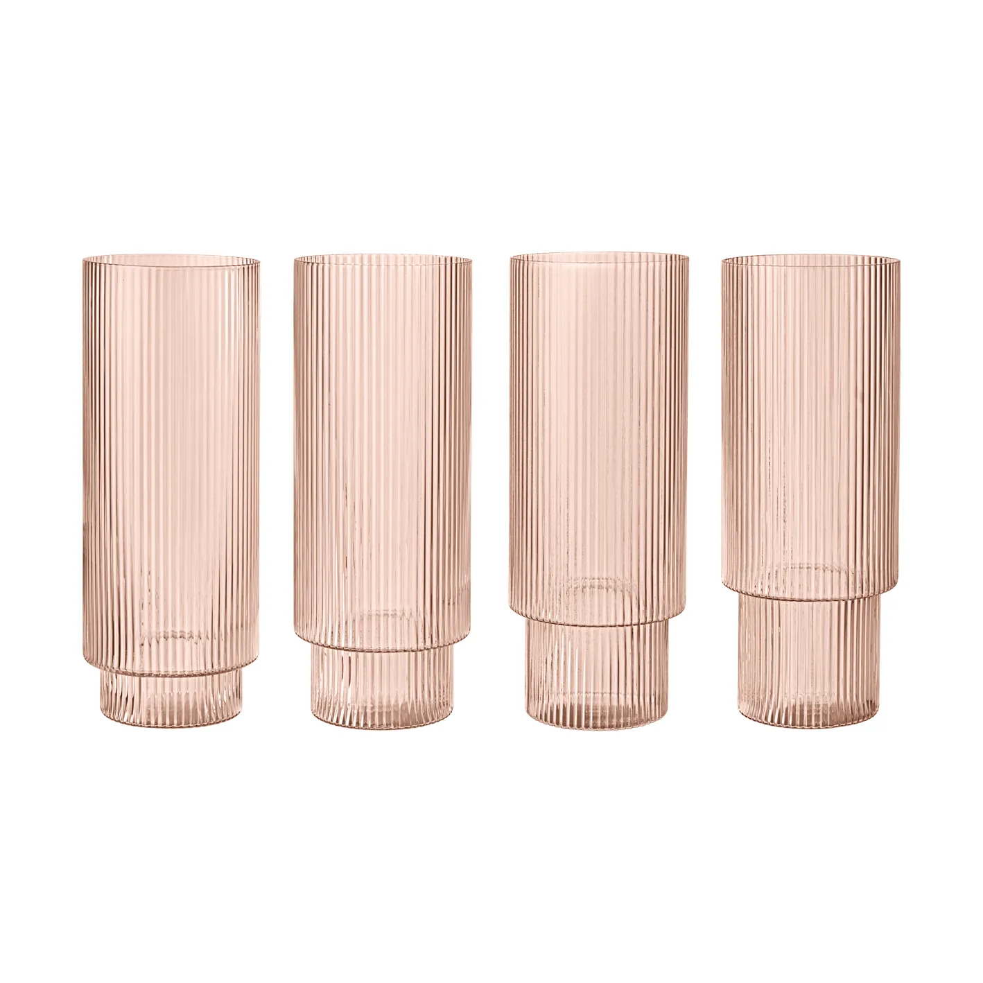 Ripple -longdrink-lasi 4/pk, Poskipuna Ferm Living