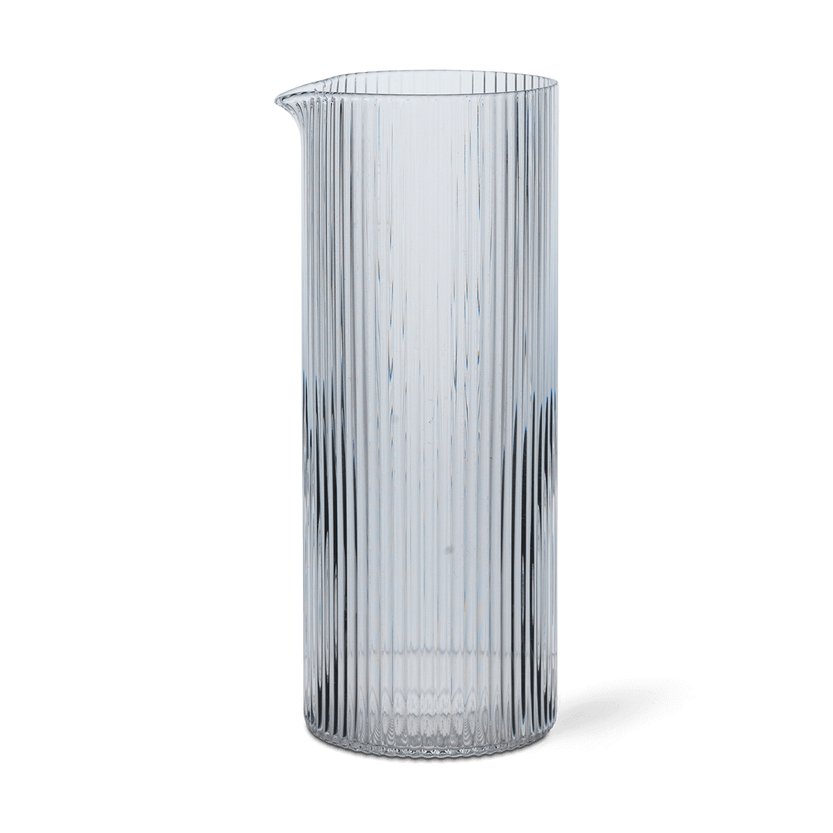 Ferm Living Ripple maitokannu 40 cl Clear | Skandinaavinen Sisustus | Maitokannut | Läpinäkyvä