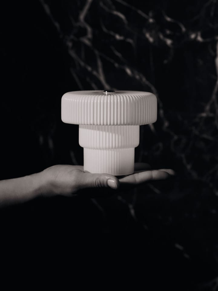 Ripple portaattilamppu 10 cm, White Ferm Living