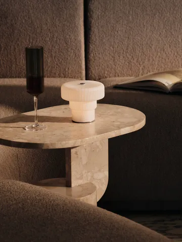 Ripple portaattilamppu - White, 10 cm - Ferm Living