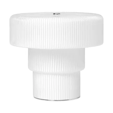 Ripple portaattilamppu - White, 16,5 cm - Ferm Living