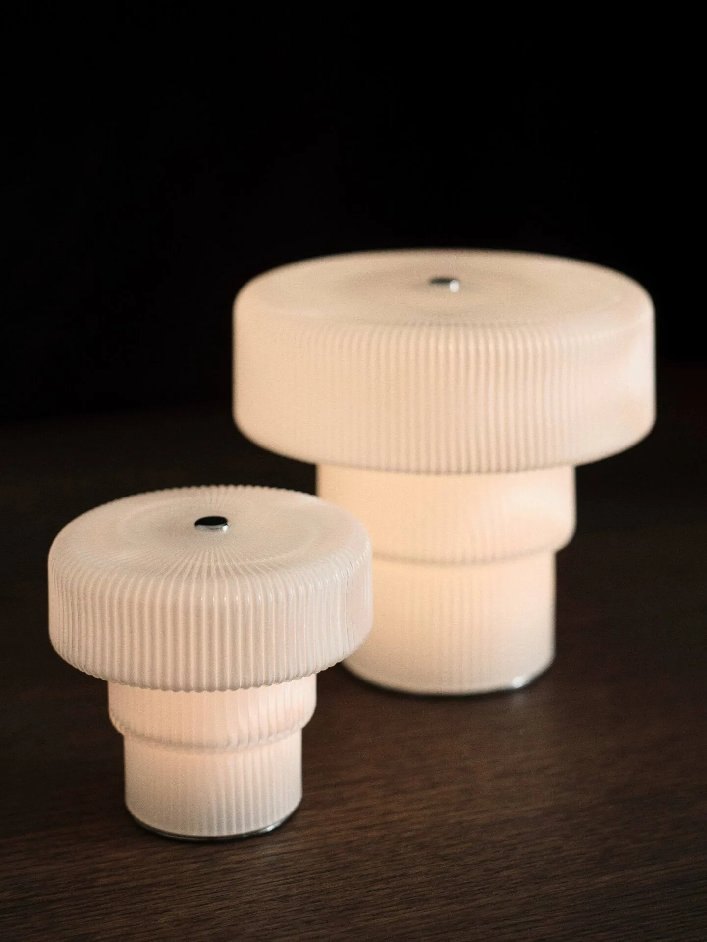 Ripple portaattilamppu, White, 16,5 cm Ferm Living