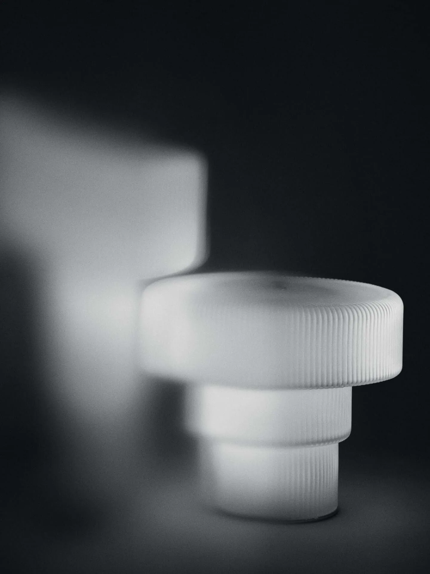 Ripple portaattilamppu, White, 16,5 cm Ferm Living