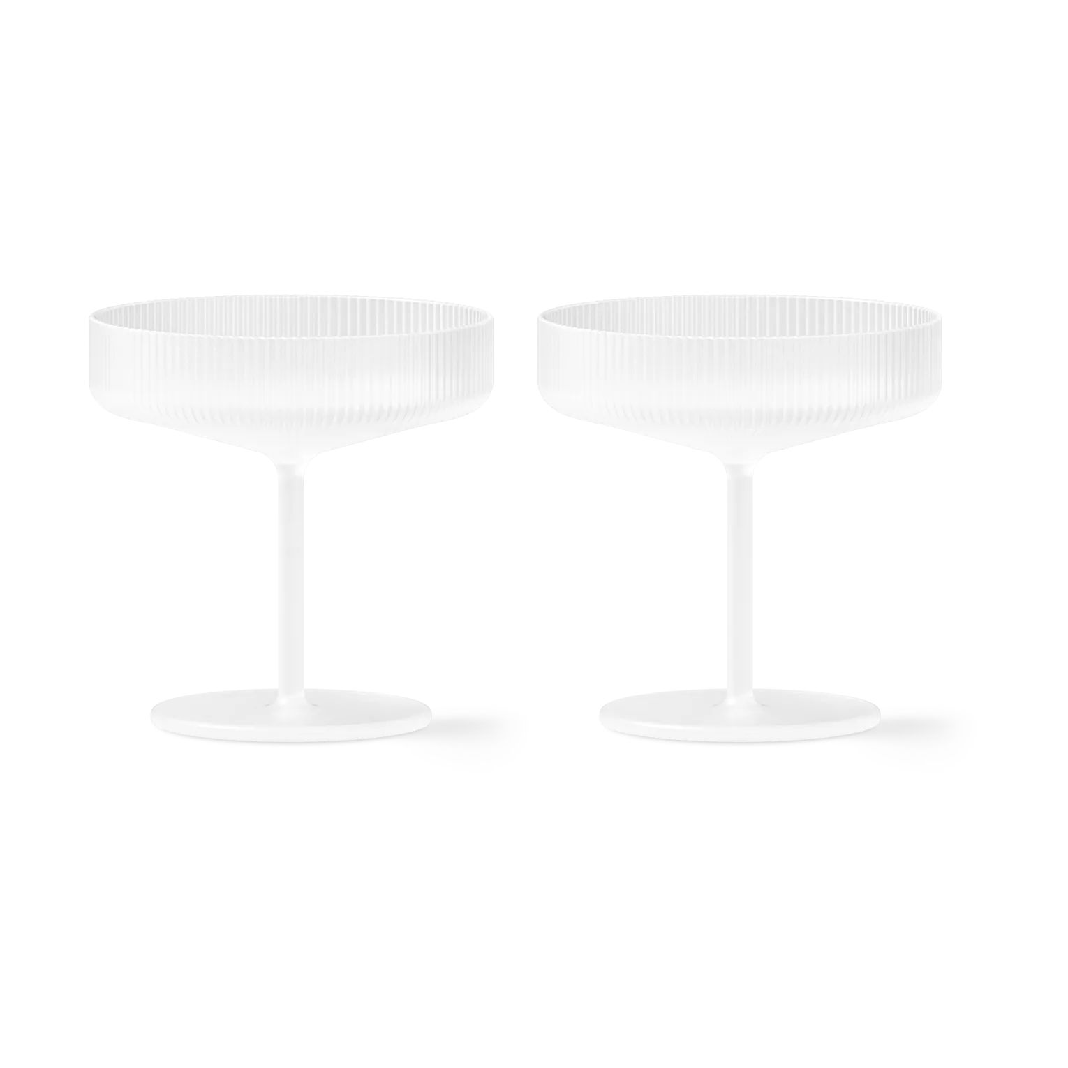 Ripple -shamppanjalasi 2/pk, Frosted Ferm Living