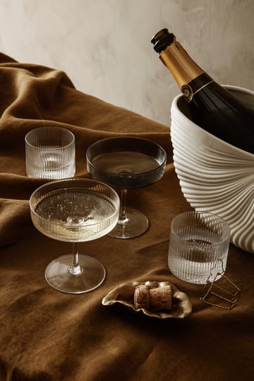 Ripple -shamppanjalasi 2/pk - kirkas - Ferm Living