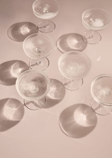Ripple -shamppanjalasi 2/pk - kirkas - Ferm Living