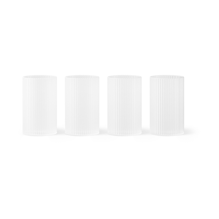 Ripple verrines juomalasi 14 cl 4-pack - Frosted - Ferm LIVING