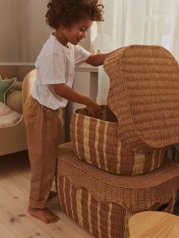 Rivan säilytyskori 2 osaa - Natural-off-white - Ferm Living