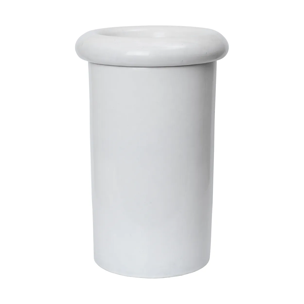 Ferm Living Rollo ruukku Ø31x46 cm Valkoinen