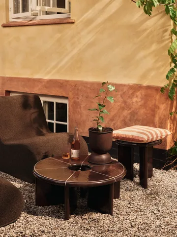 Rouli center module pure bouclé moduulisohva - Kastanjanruskea - Ferm Living