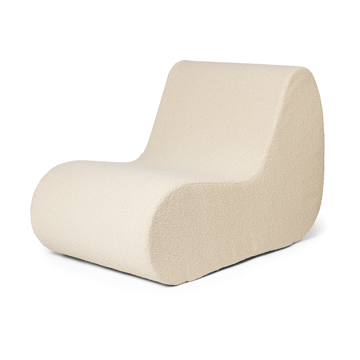 Ferm Living Rouli center module pure bouclé moduulisohva Off-white
