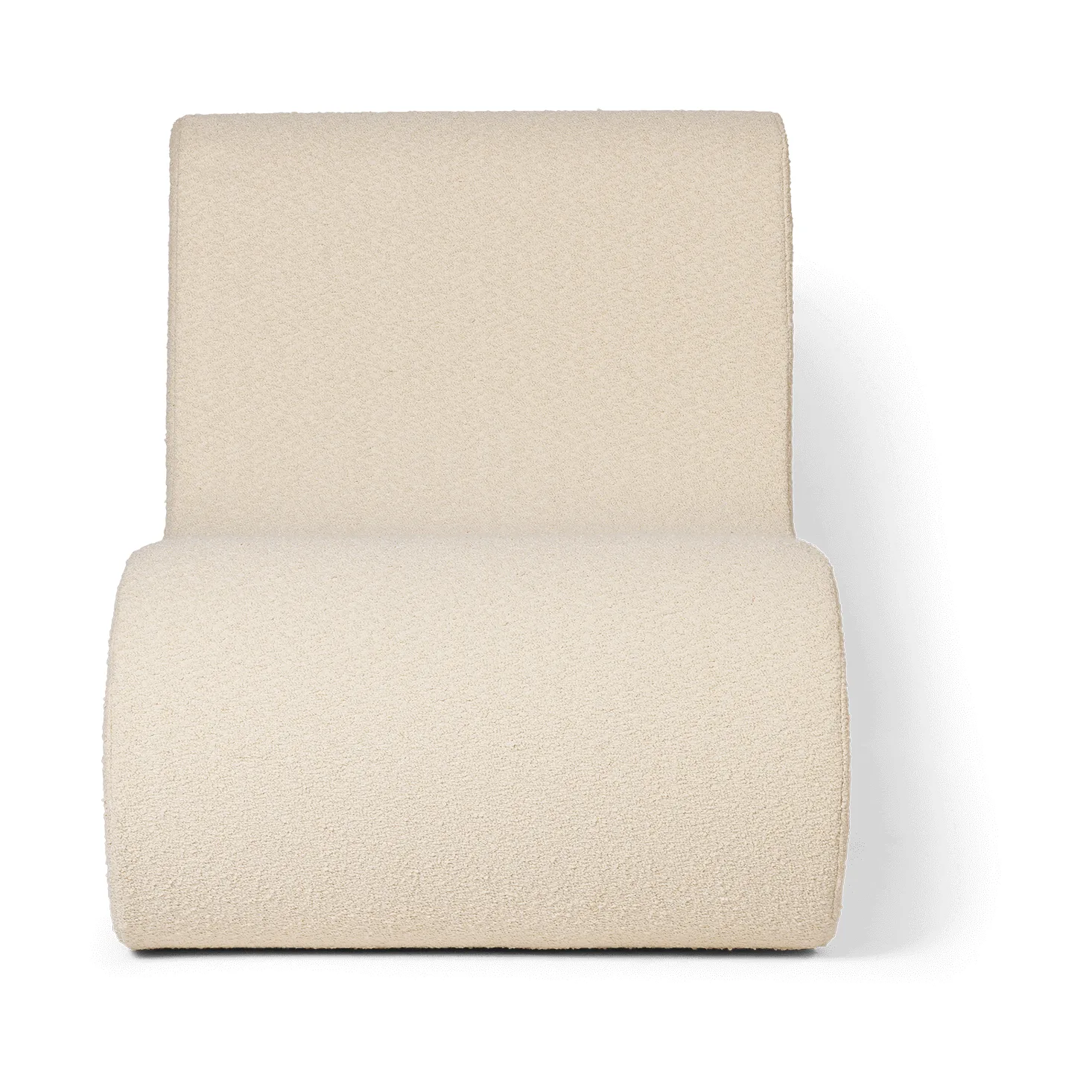 Rouli center module pure bouclé moduulisohva, Off-white Ferm Living