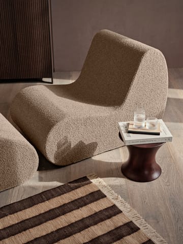 Rouli center module pure bouclé moduulisohva - Sand - ferm LIVING