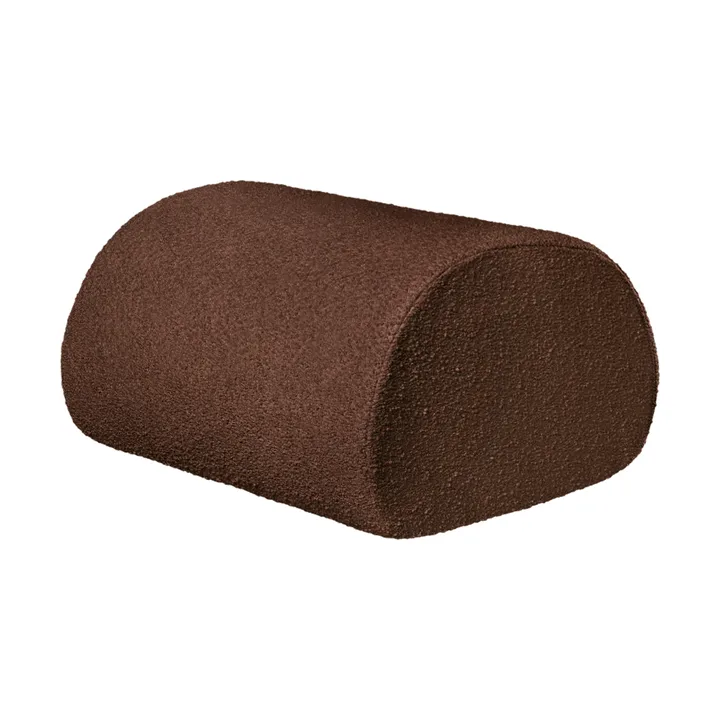 Rouli pouf pure bouclé istuinrahi - Kastanjanruskea - Ferm Living