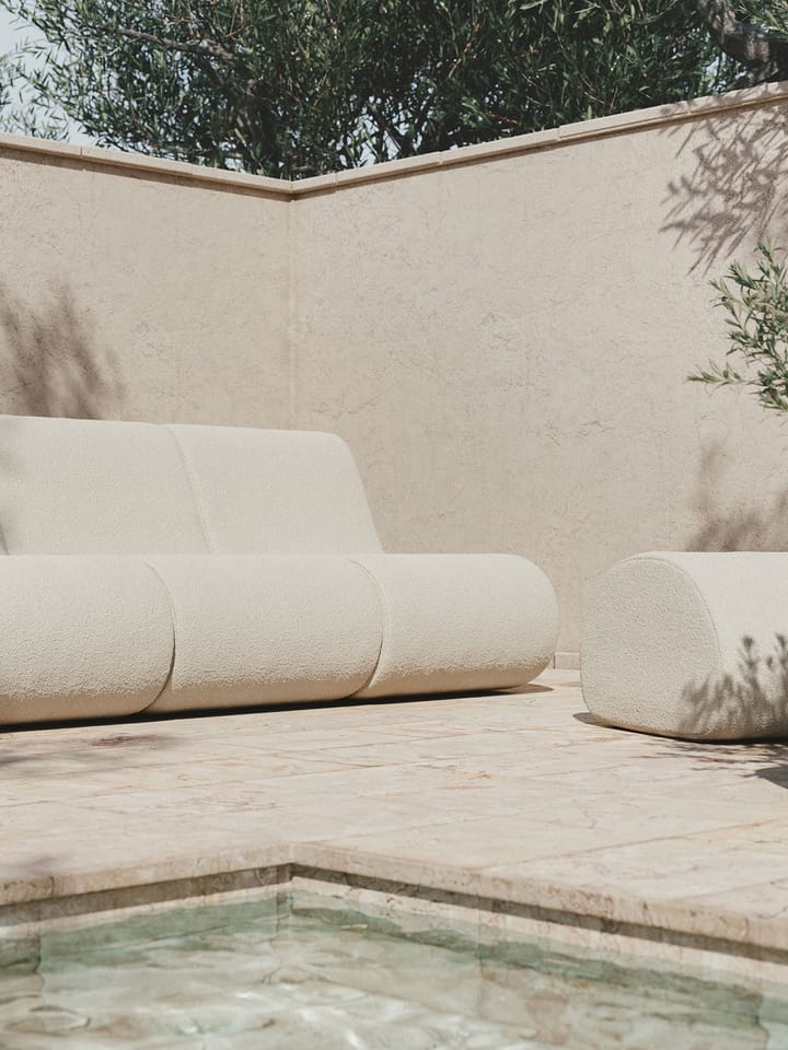 Rouli pouf pure bouclé istuinrahi, Off-white Ferm Living