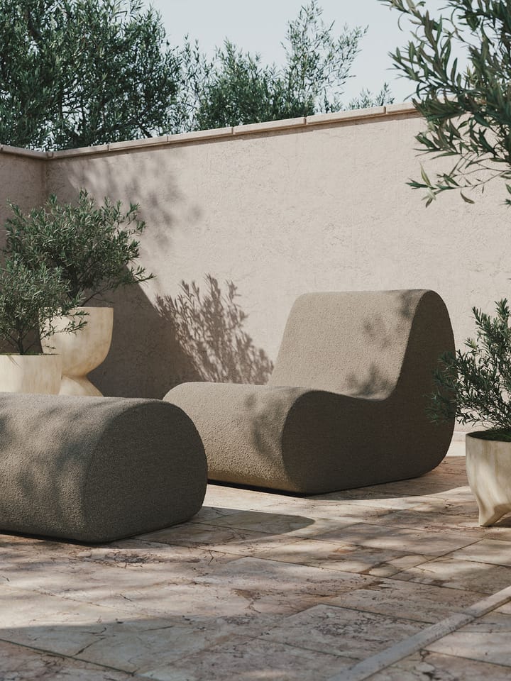Rouli pouf pure bouclé istuinrahi, Sand Ferm Living