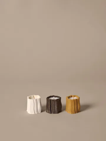 Rylith tuoksukynttilä 13 h 3 osaa - Viikuna, sitruunaruoho, kamomilla - Ferm Living