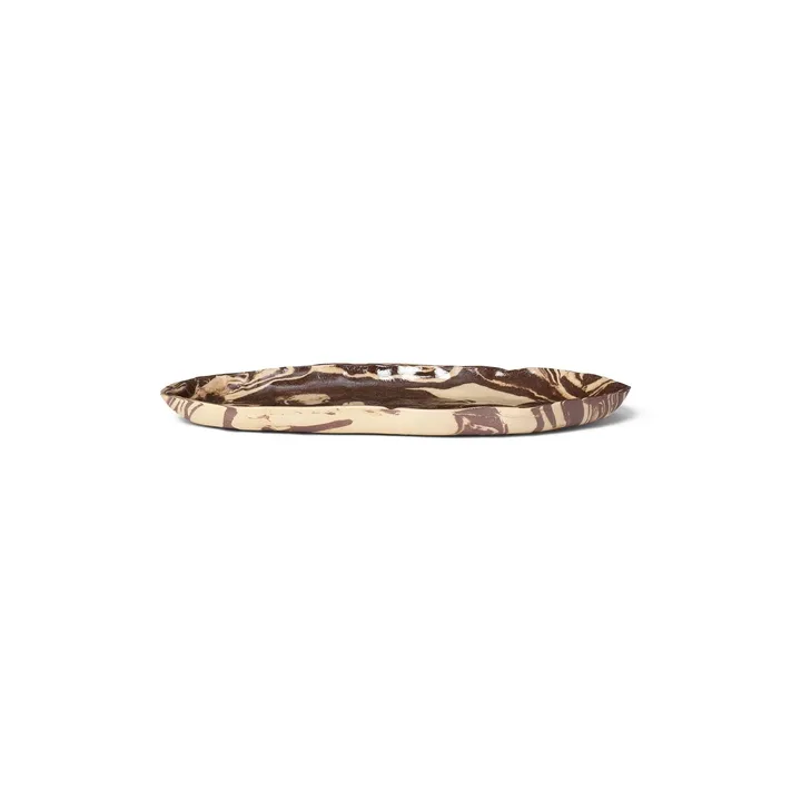 Ryu lautanen 37 cm - Hiekanruskea - Ferm Living