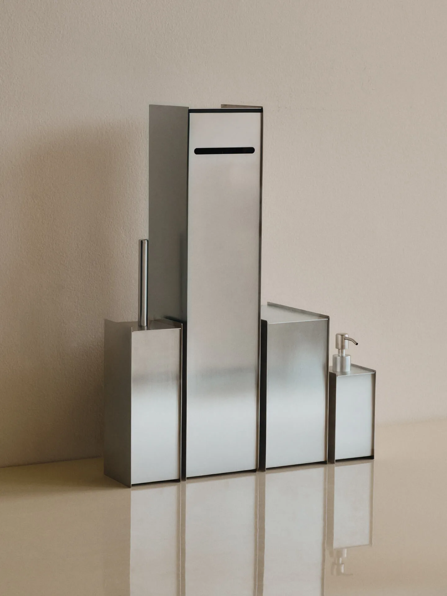 Sama wc-harja, Brushed stainless steel Ferm Living